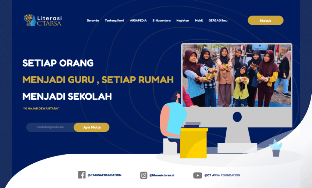 Web Redesign for LiterasiCTSA