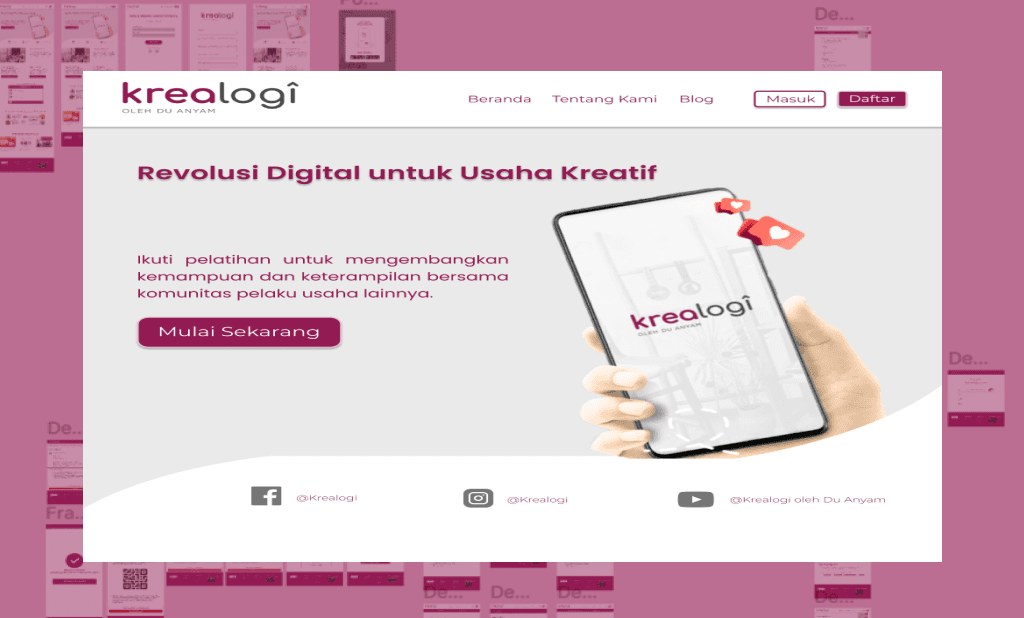 Website Design for Krealogi